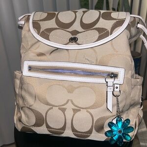 Signature Coach Brand Daisy Backpack